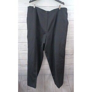 Studio 205 Black Pants Sz 24W Womens Stretch Zipper Career